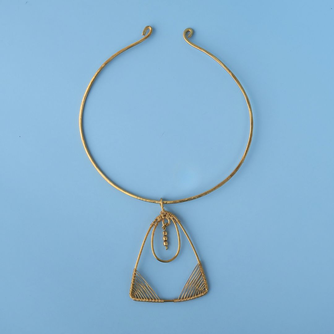 Golden Triangle Necklace