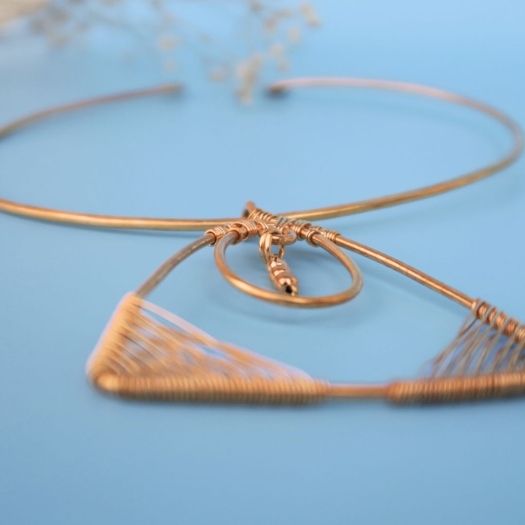 Golden Triangle Necklace