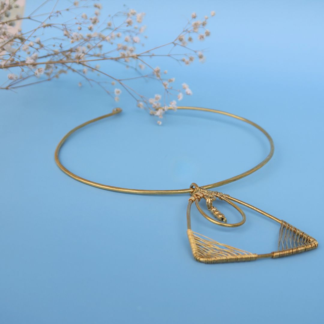 Golden Triangle Necklace