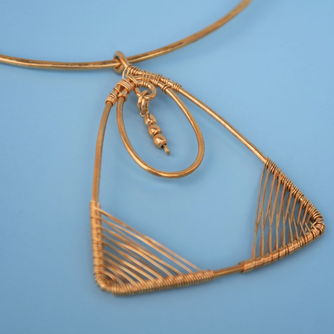 Golden Triangle Necklace