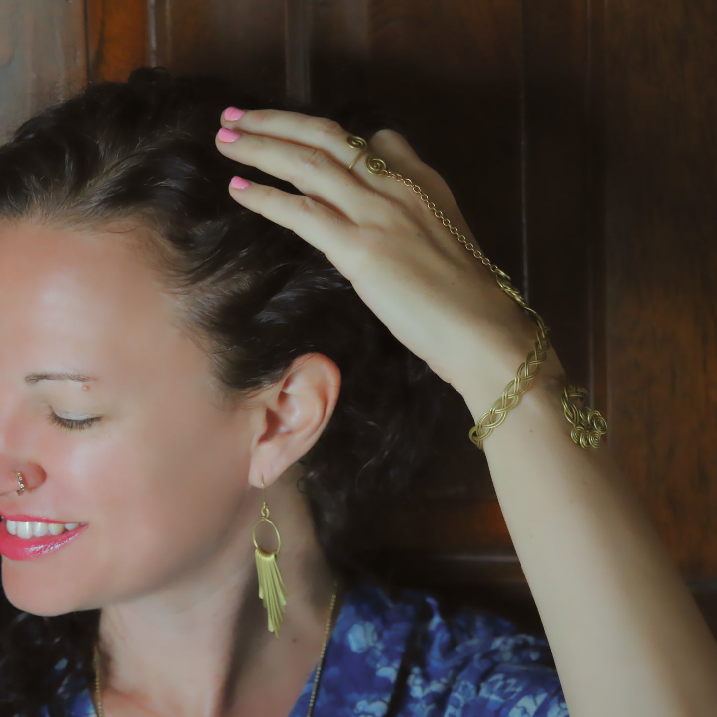 Braided Swirl Wristlet