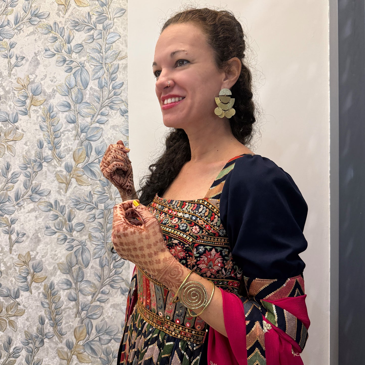 Swirling Water Cuff Bracelet