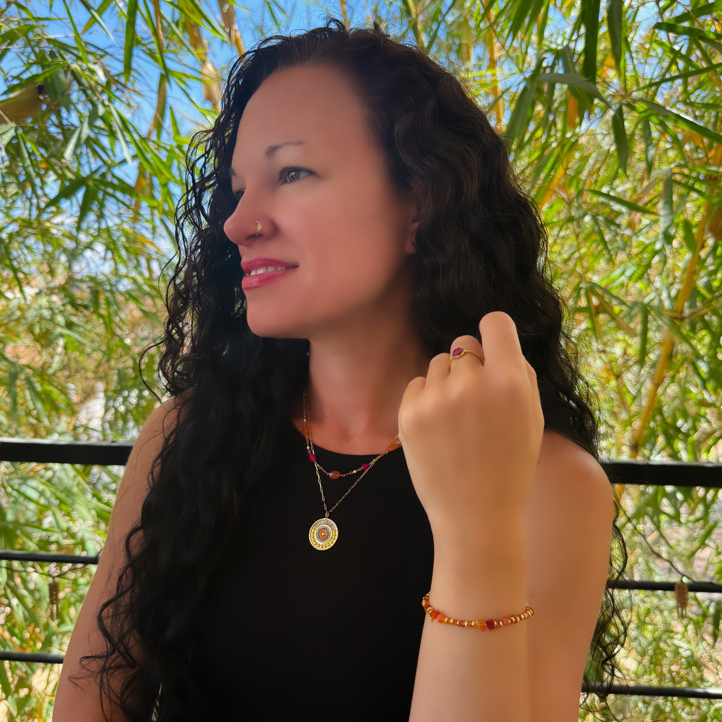 Vibrant Sun Sparkle Necklace