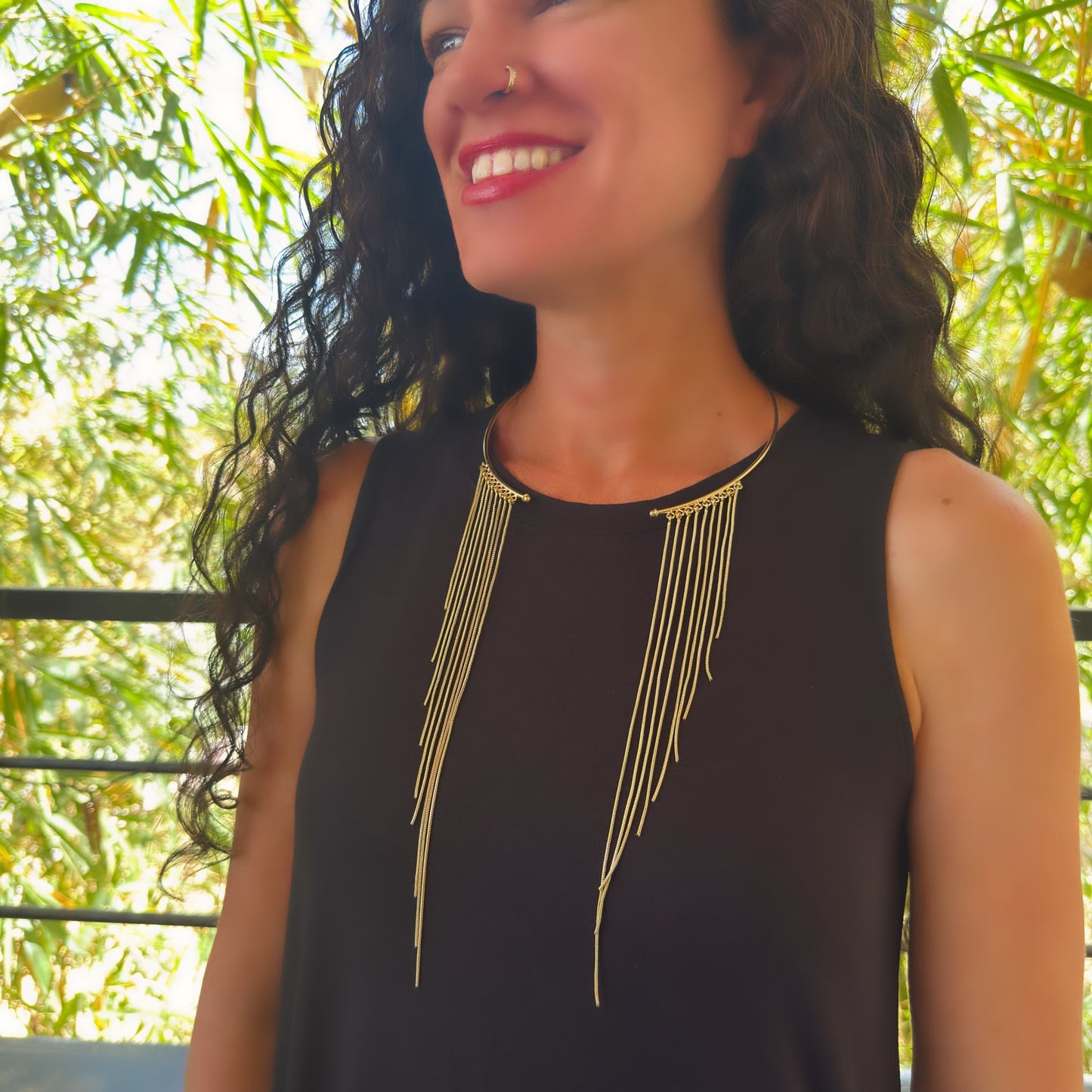 Cascading Hasli Necklace