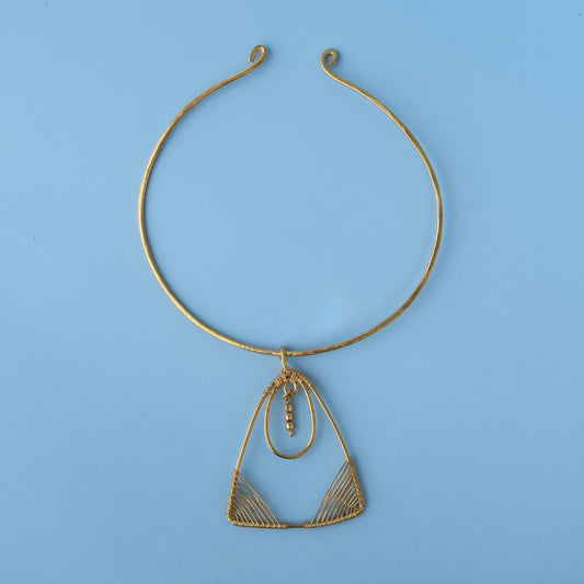 Golden Triangle Necklace