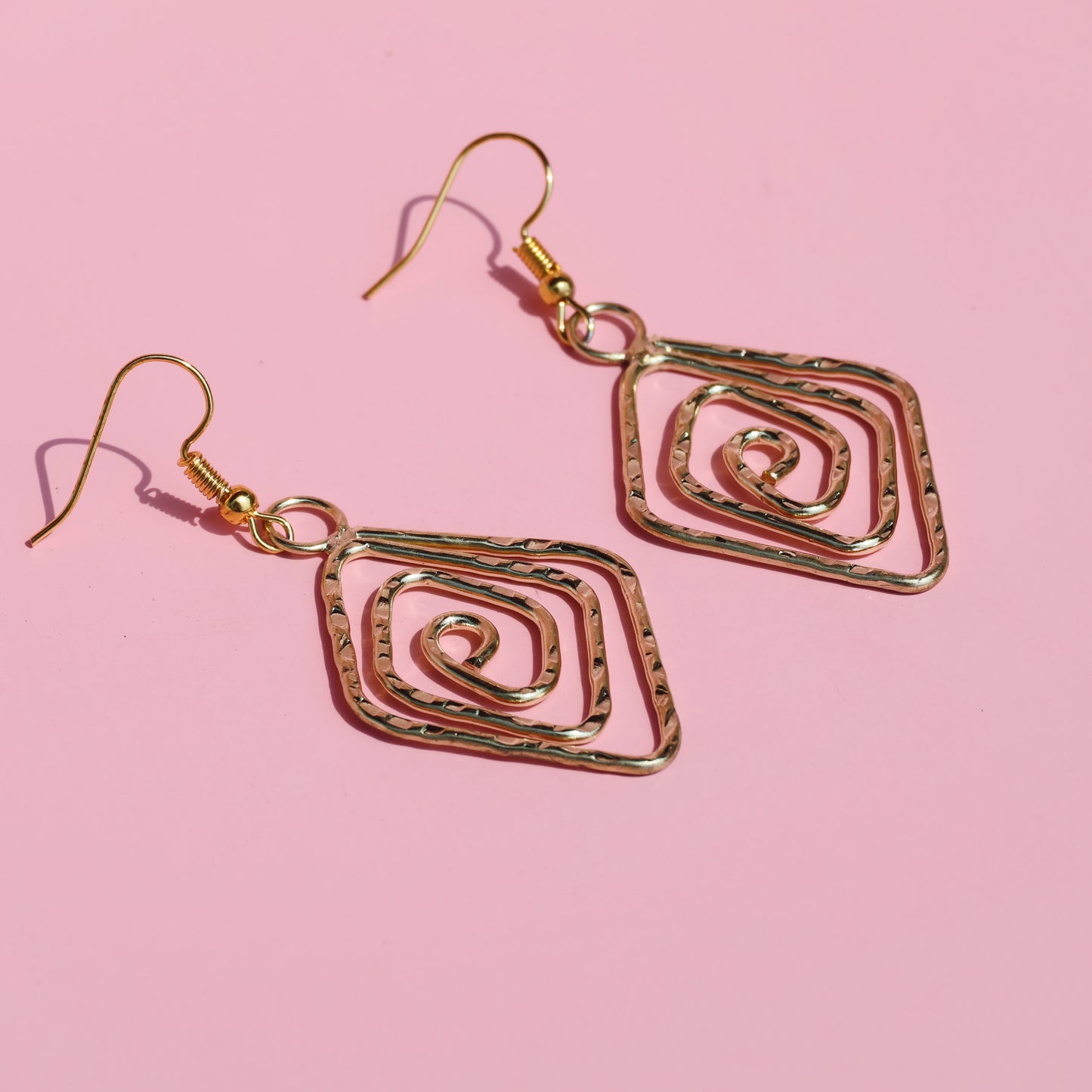 Diamond Swirl Earrings