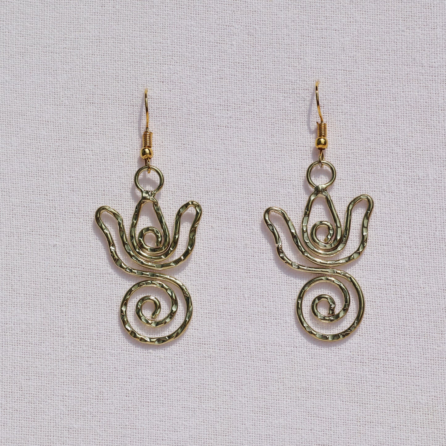 Lotus Swirl Earrings