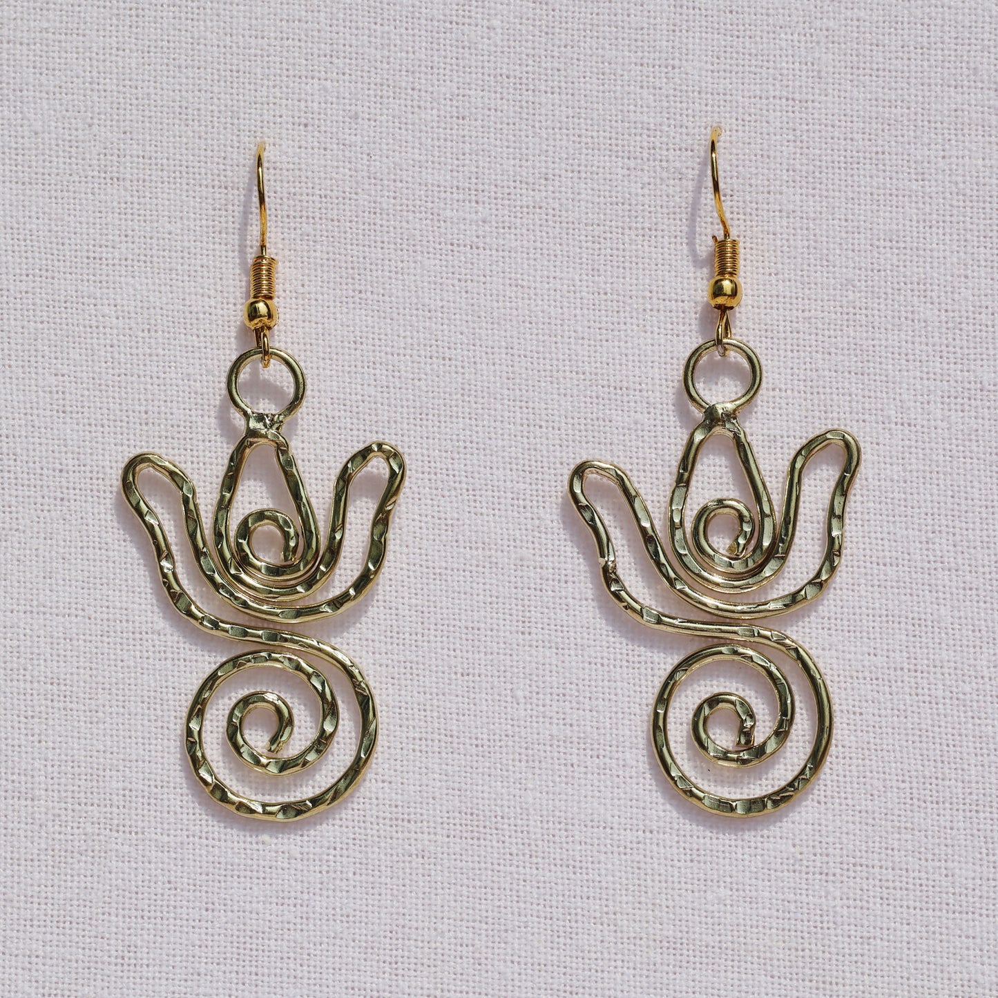 Lotus Swirl Earrings