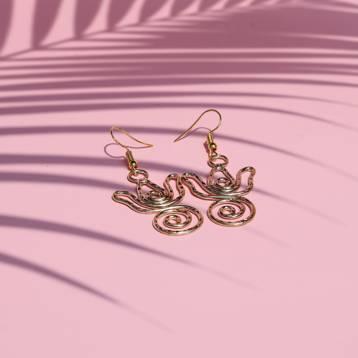 Lotus Swirl Earrings