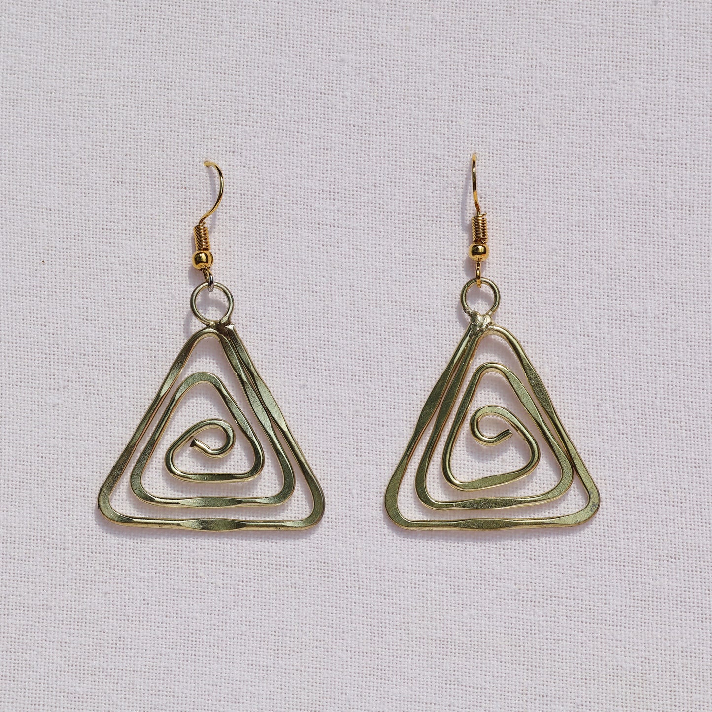 Golden Triangle Earrings