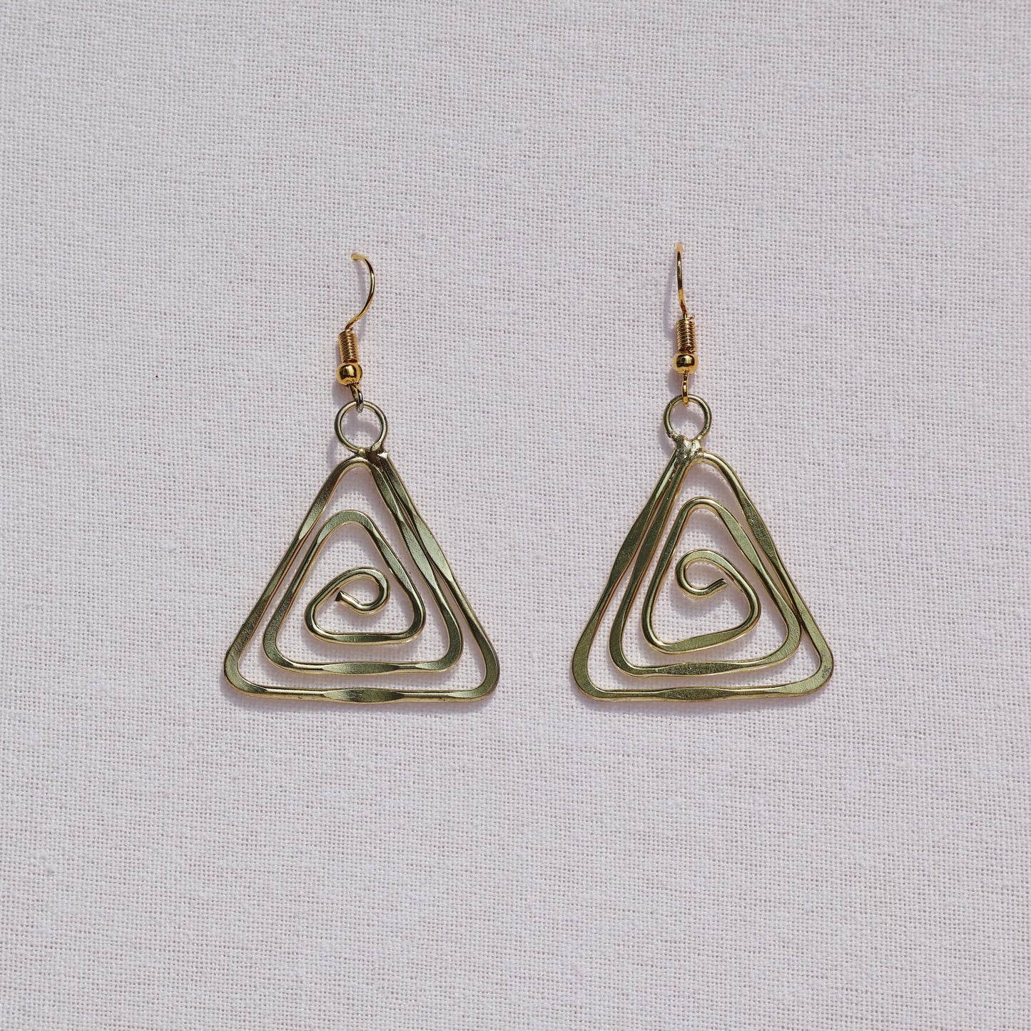 Golden Triangle Earrings