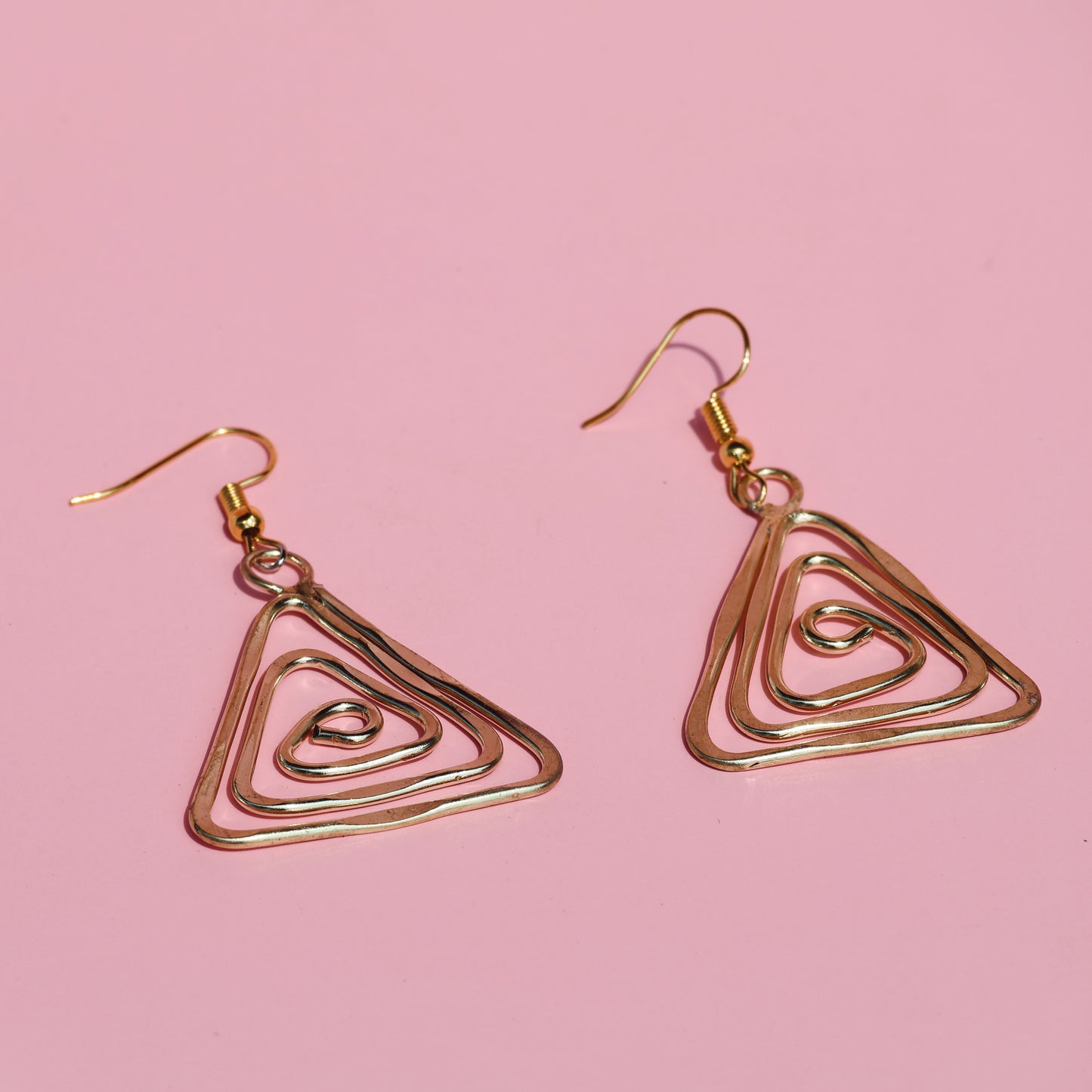 Golden Triangle Earrings