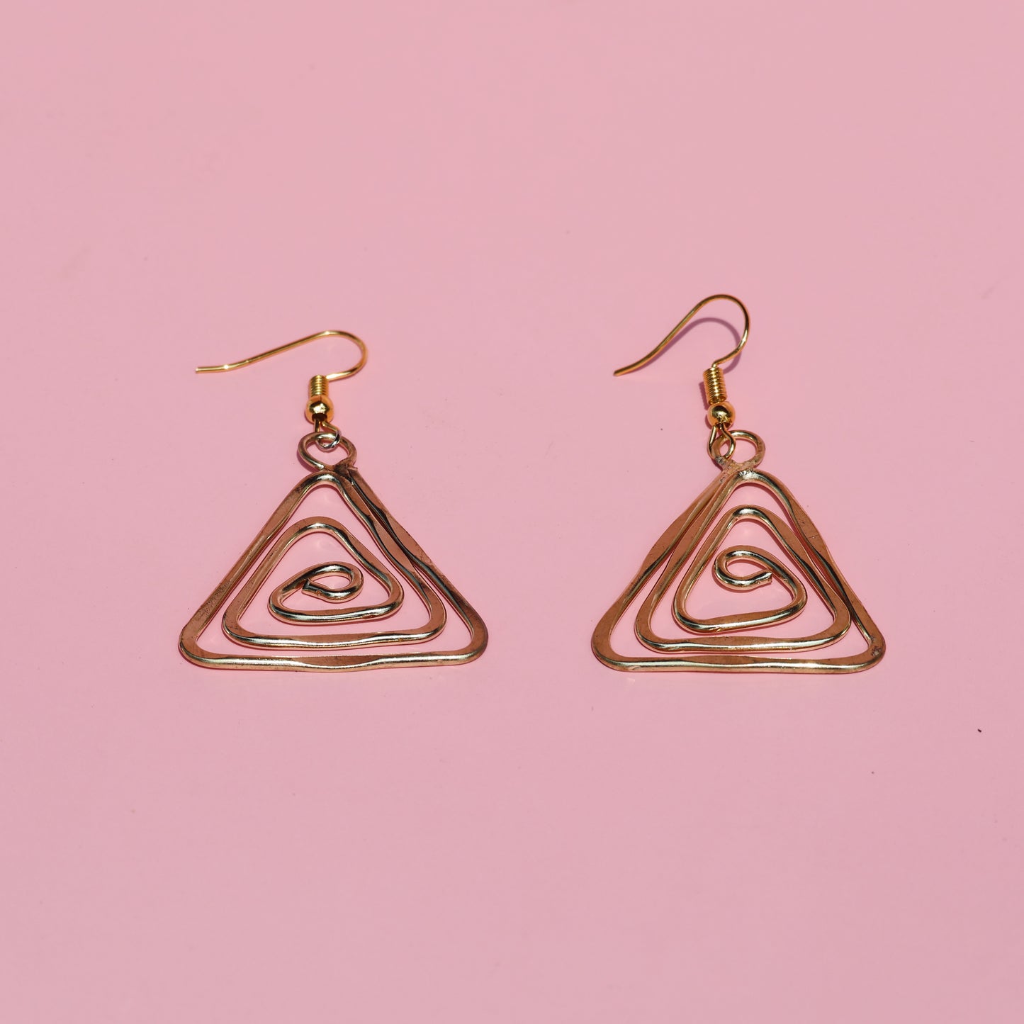 Golden Triangle Earrings