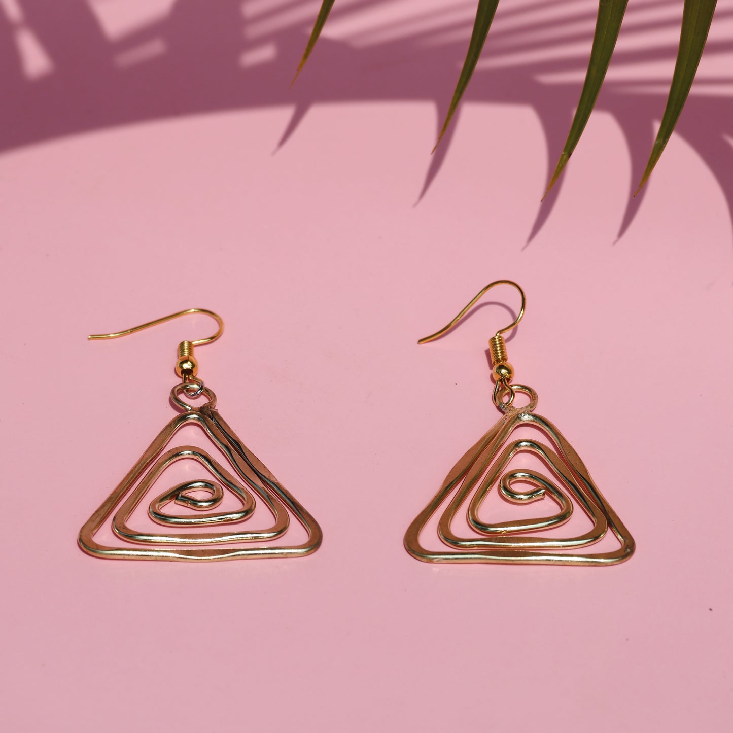 Golden Triangle Earrings