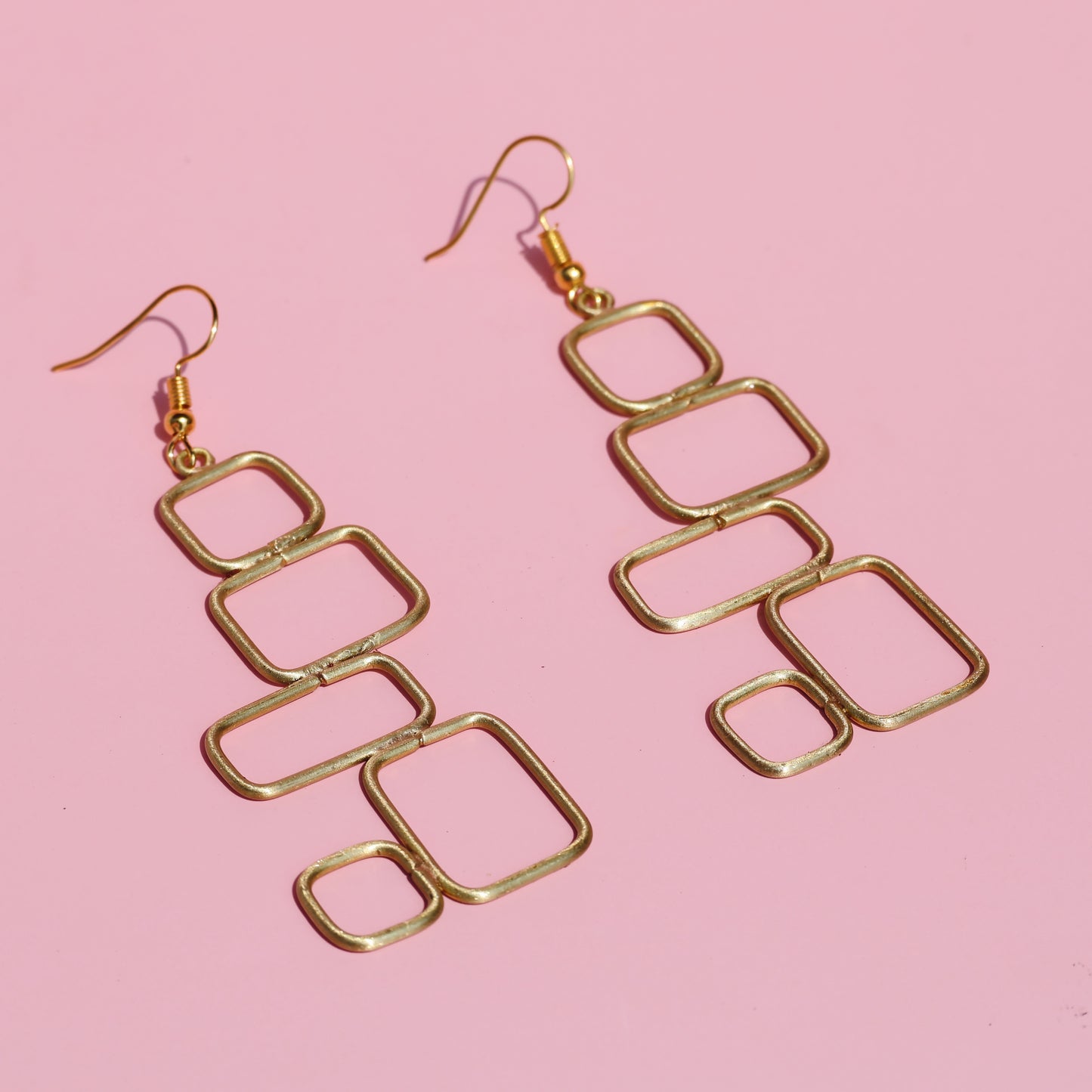 Rectangle Stacks Earrings