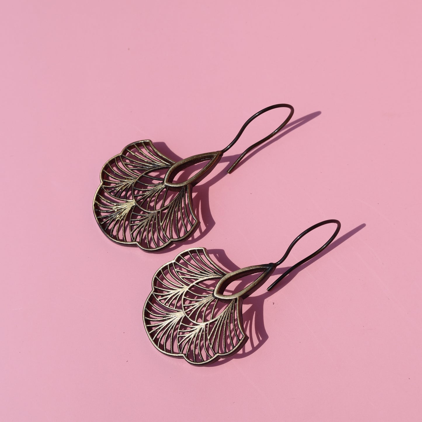 Black Nusa Dua Floral Earrings