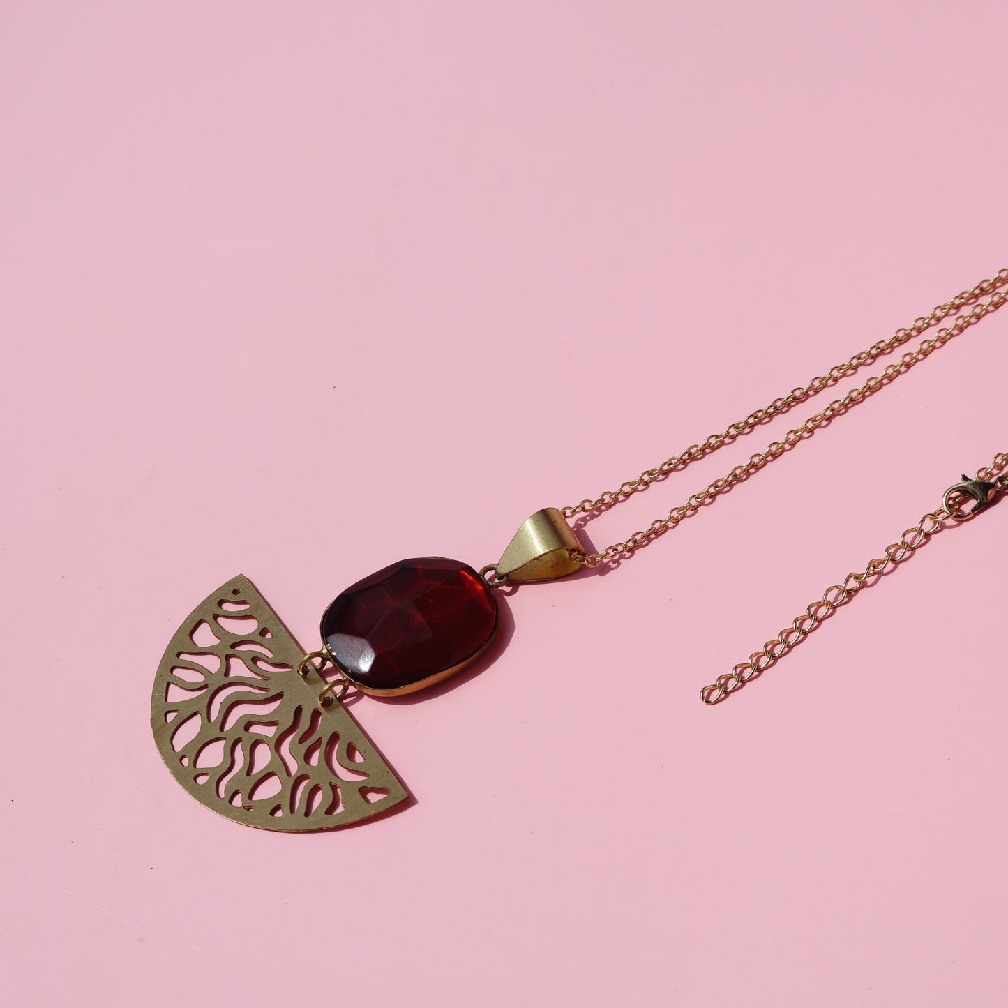 Hibiscus Mandala Necklace