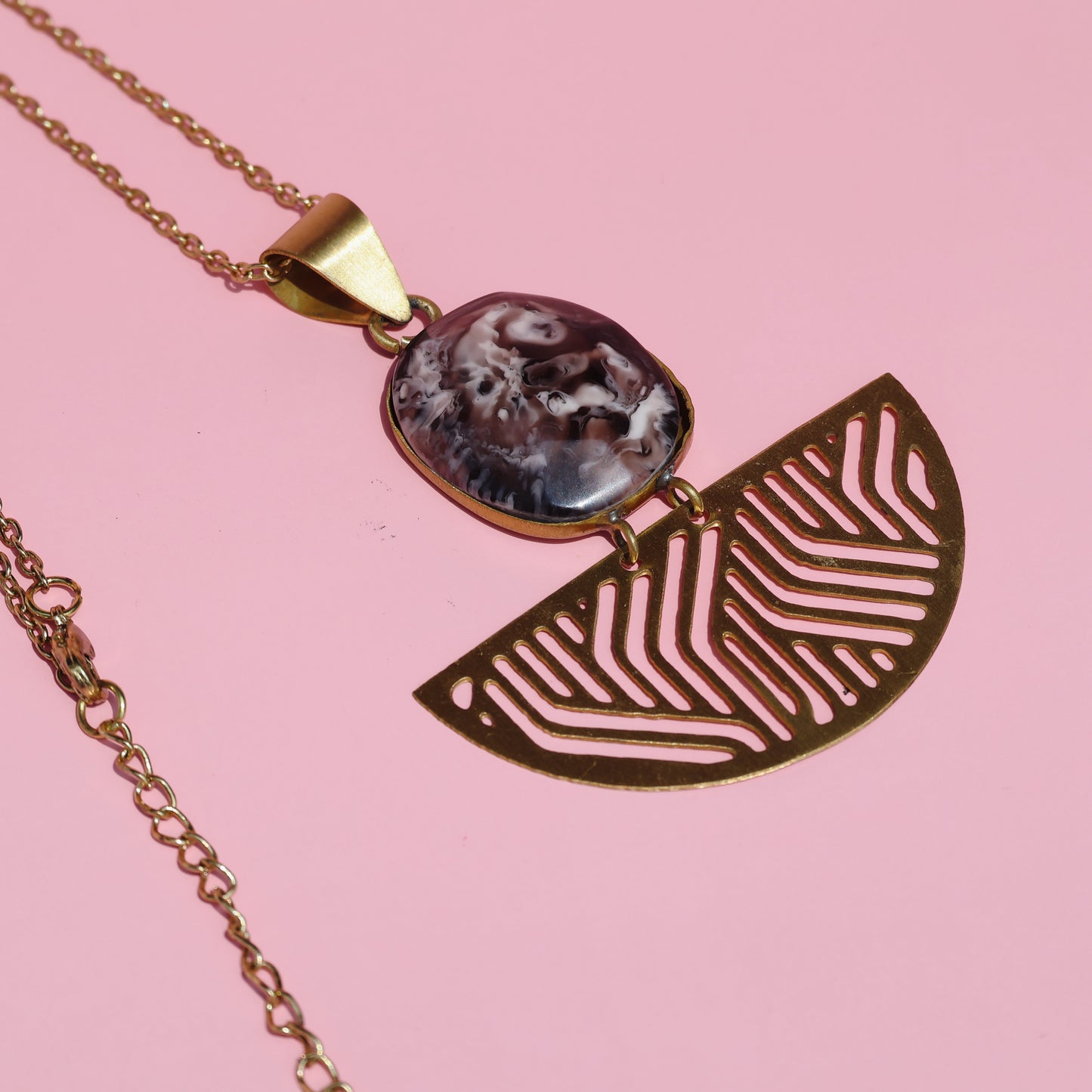 Bark Mandala Necklace