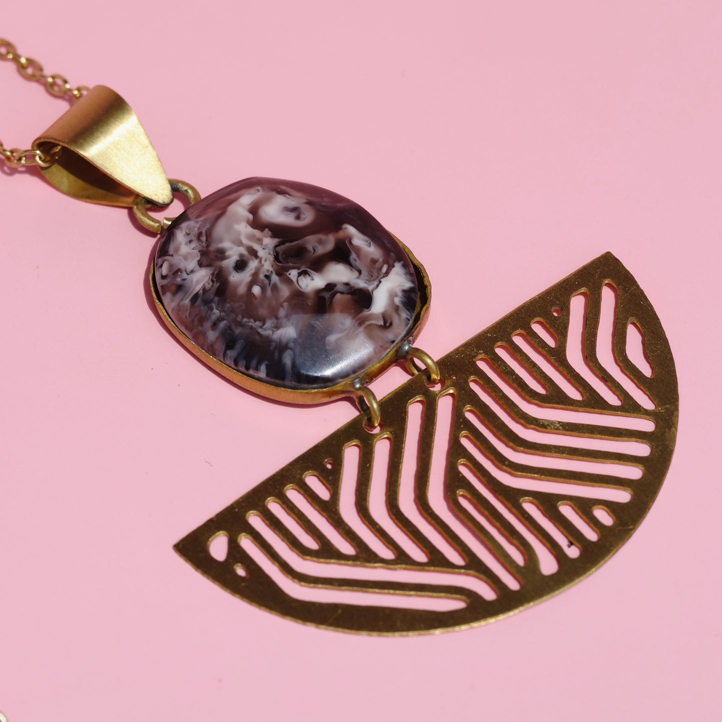 Bark Mandala Necklace