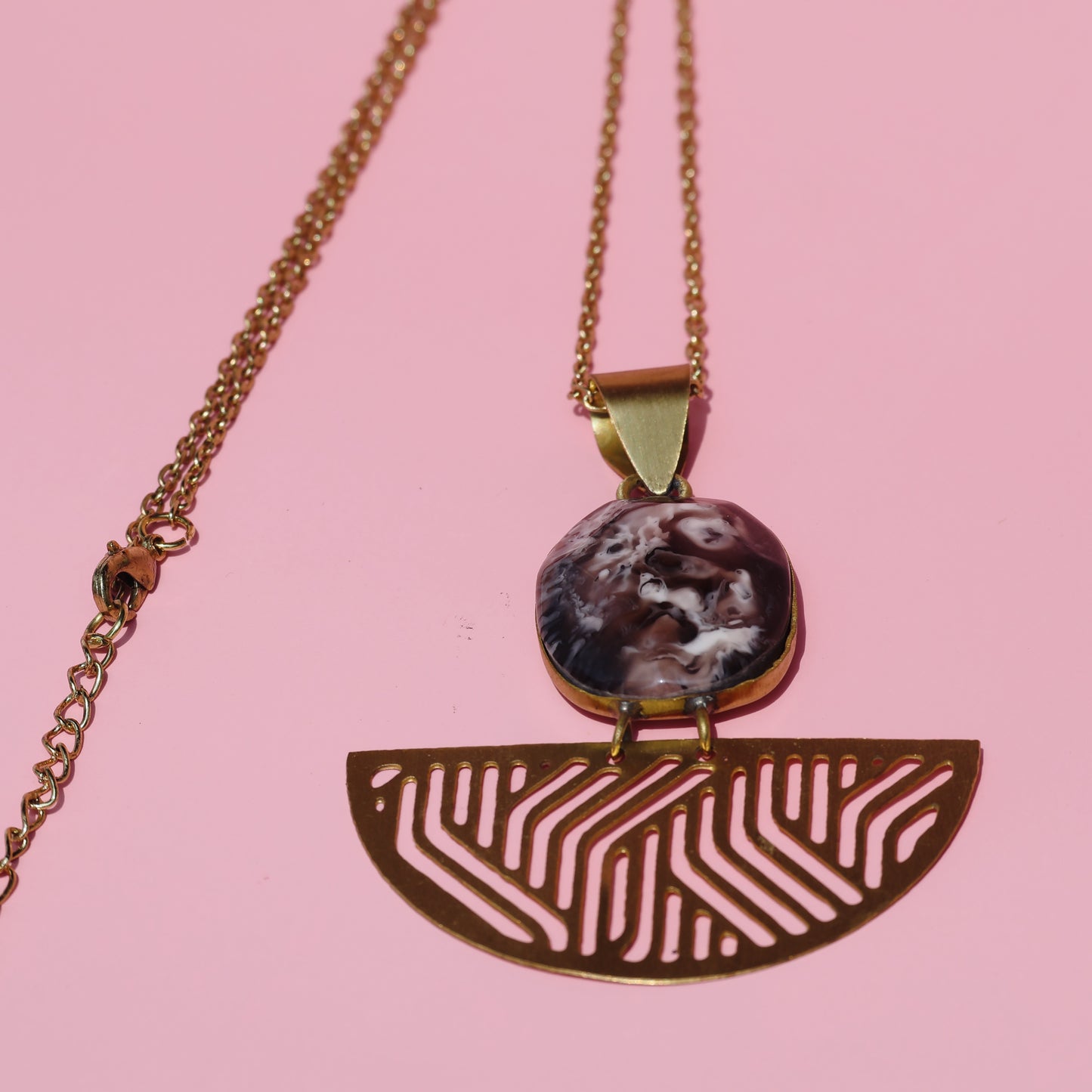 Bark Mandala Necklace