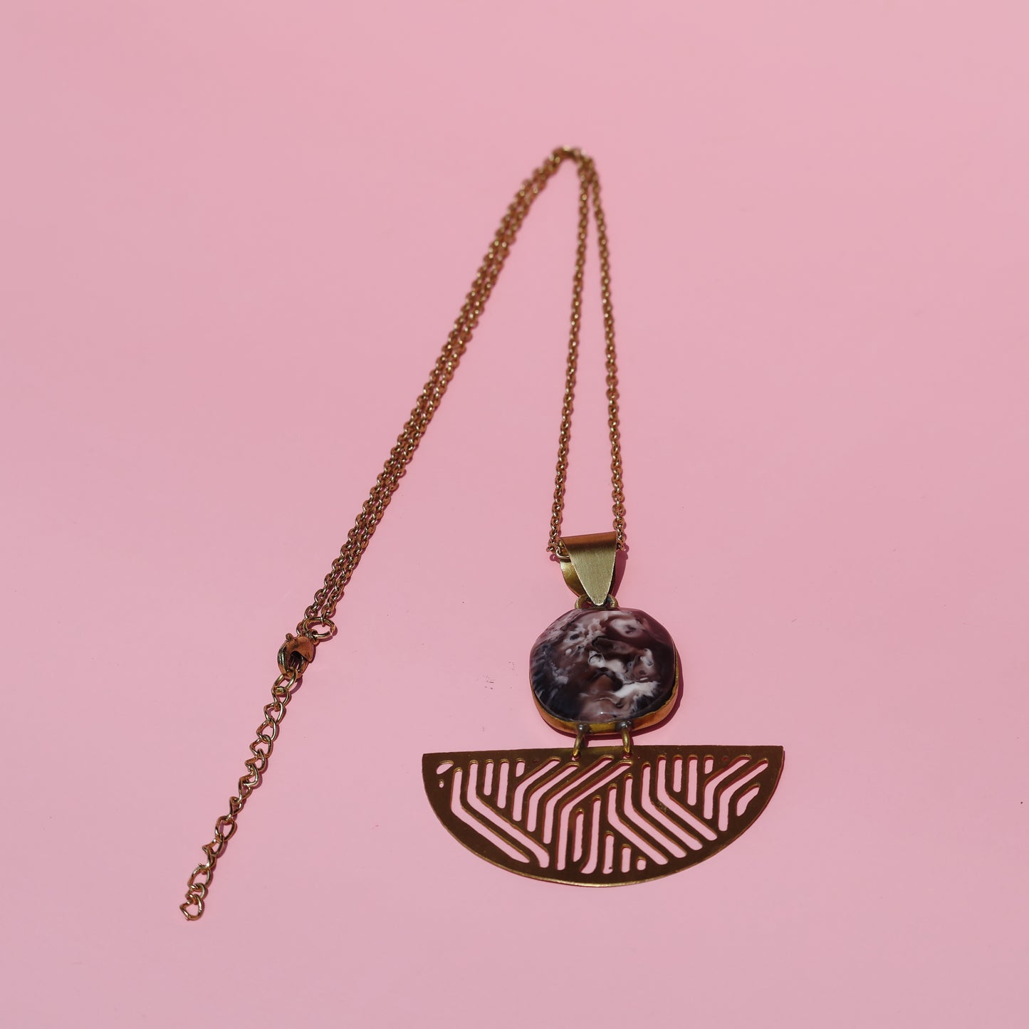 Bark Mandala Necklace