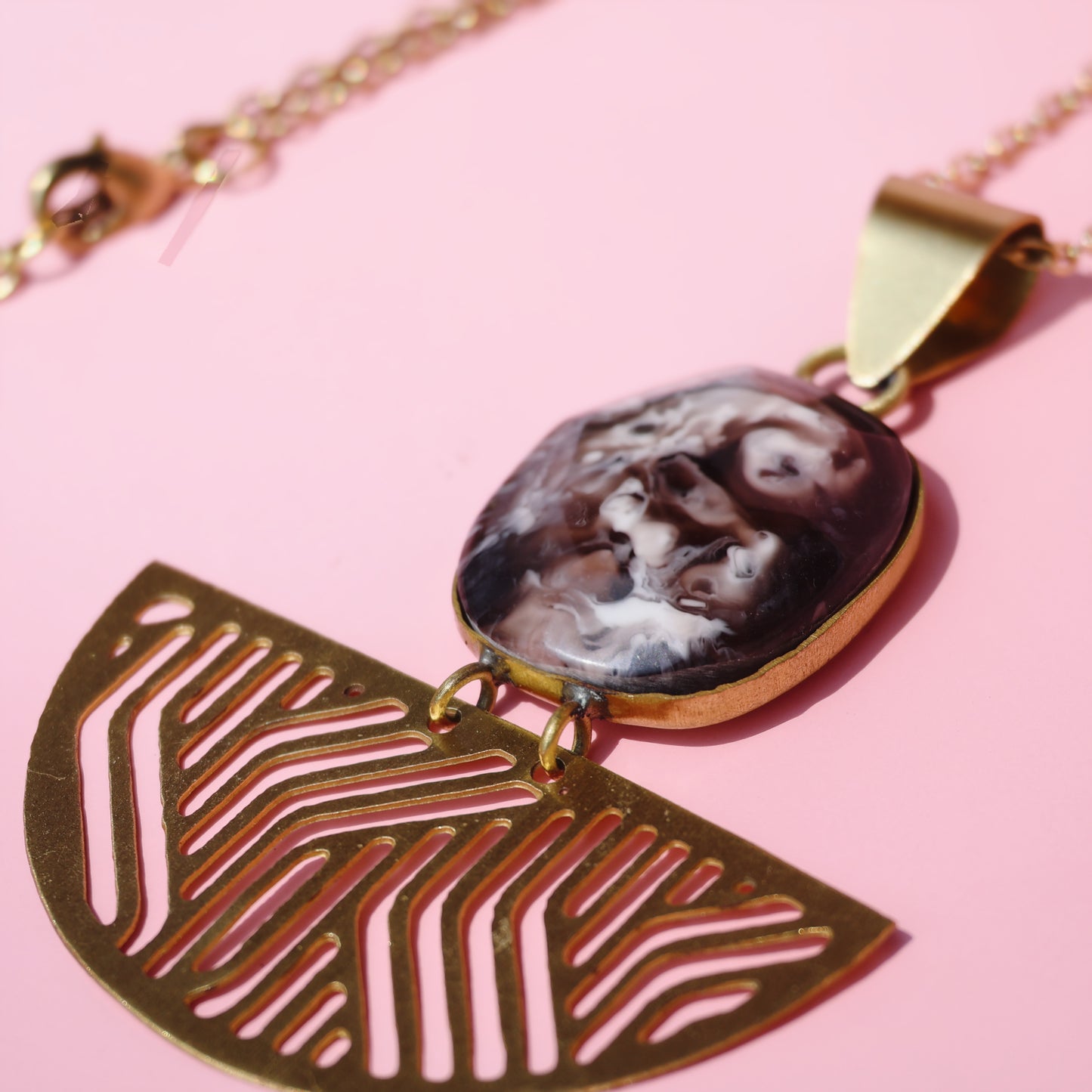 Bark Mandala Necklace