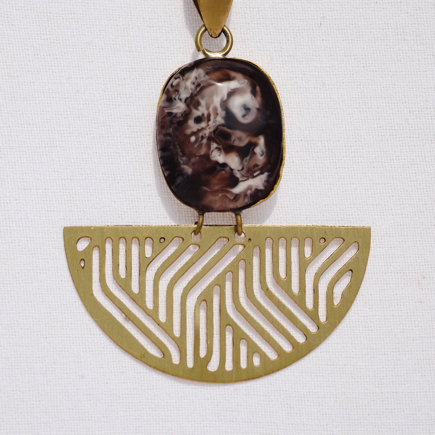 Bark Mandala Necklace