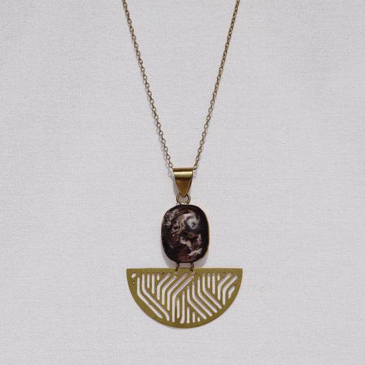Bark Mandala Necklace