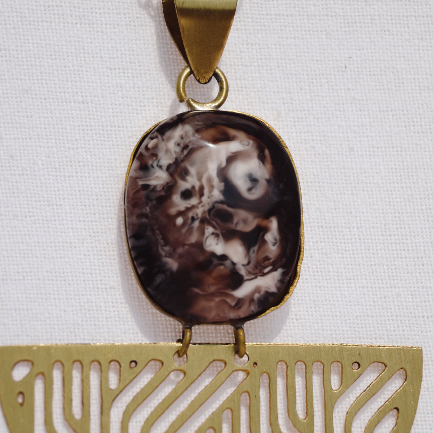 Bark Mandala Necklace