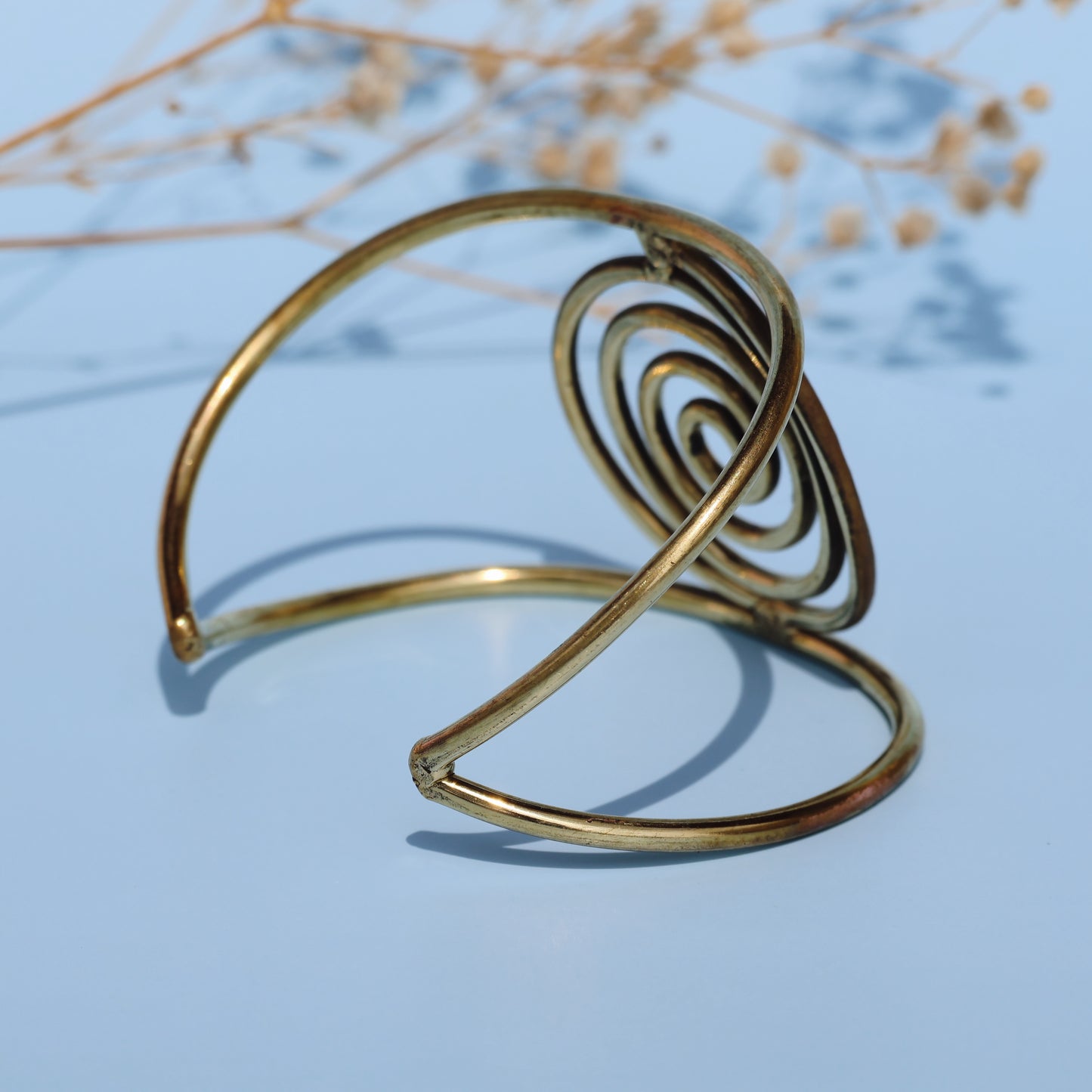 Swirling Water Cuff Bracelet