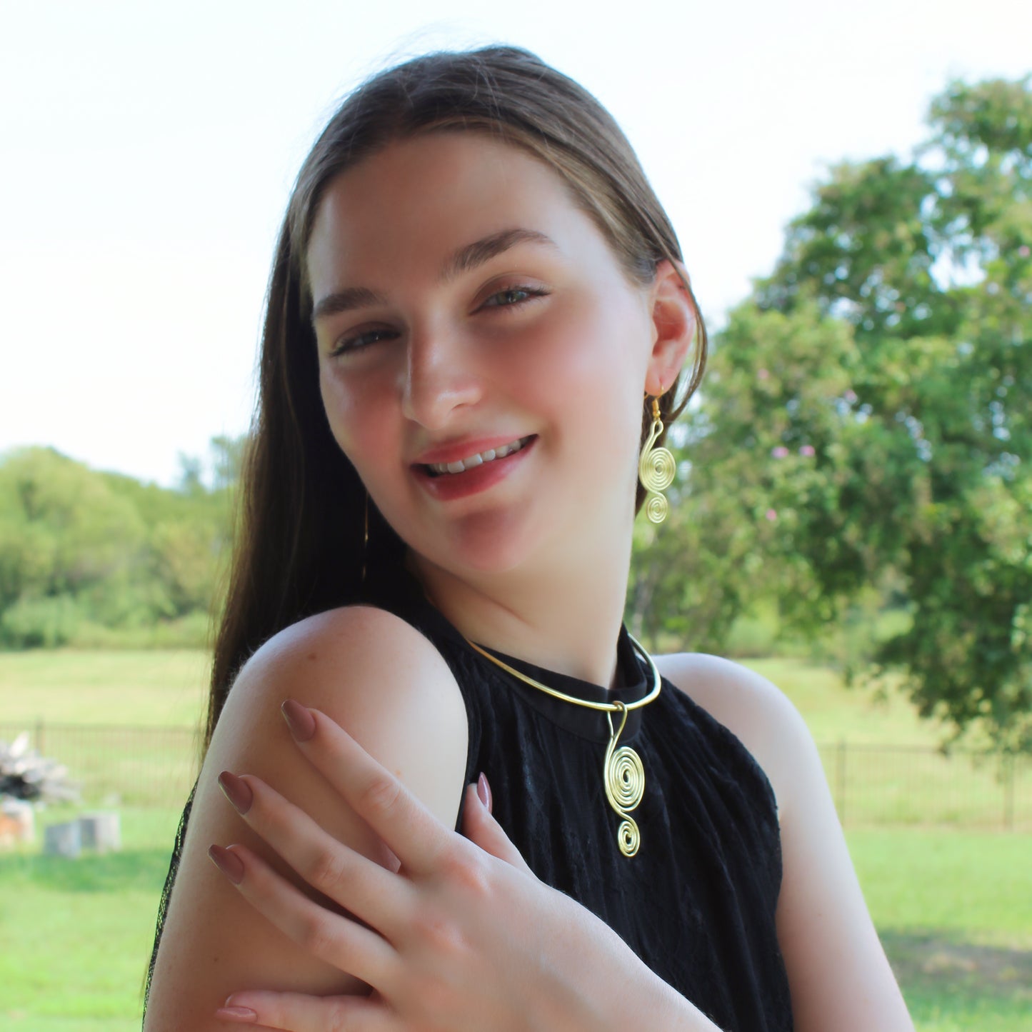 Swirl Hasli Necklace