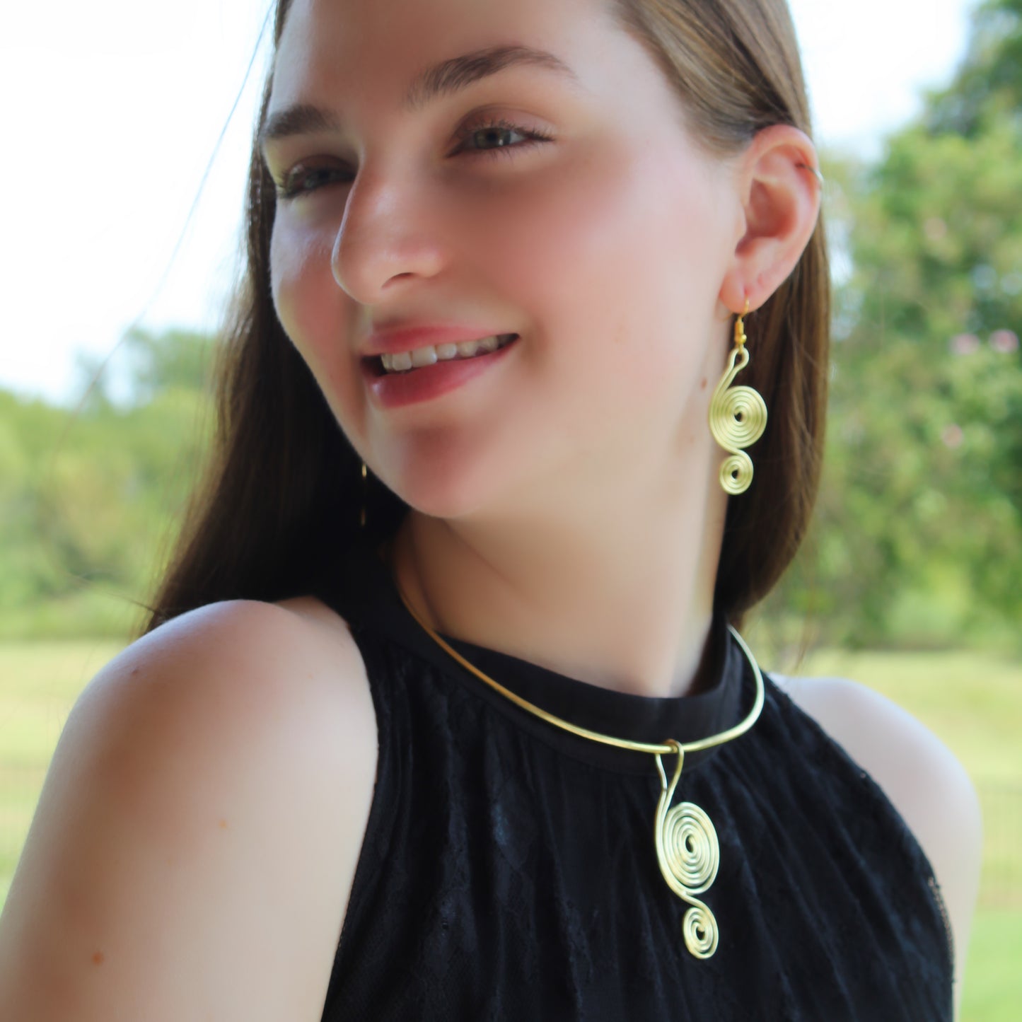 Double Swirl Earrings