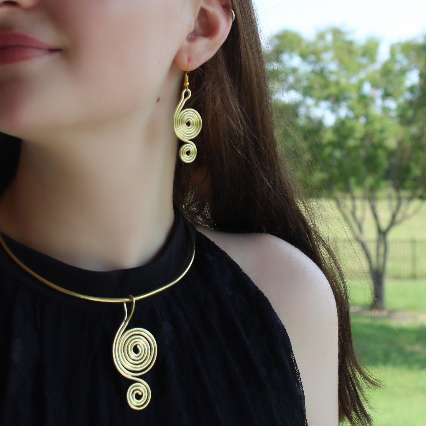 Double Swirl Earrings