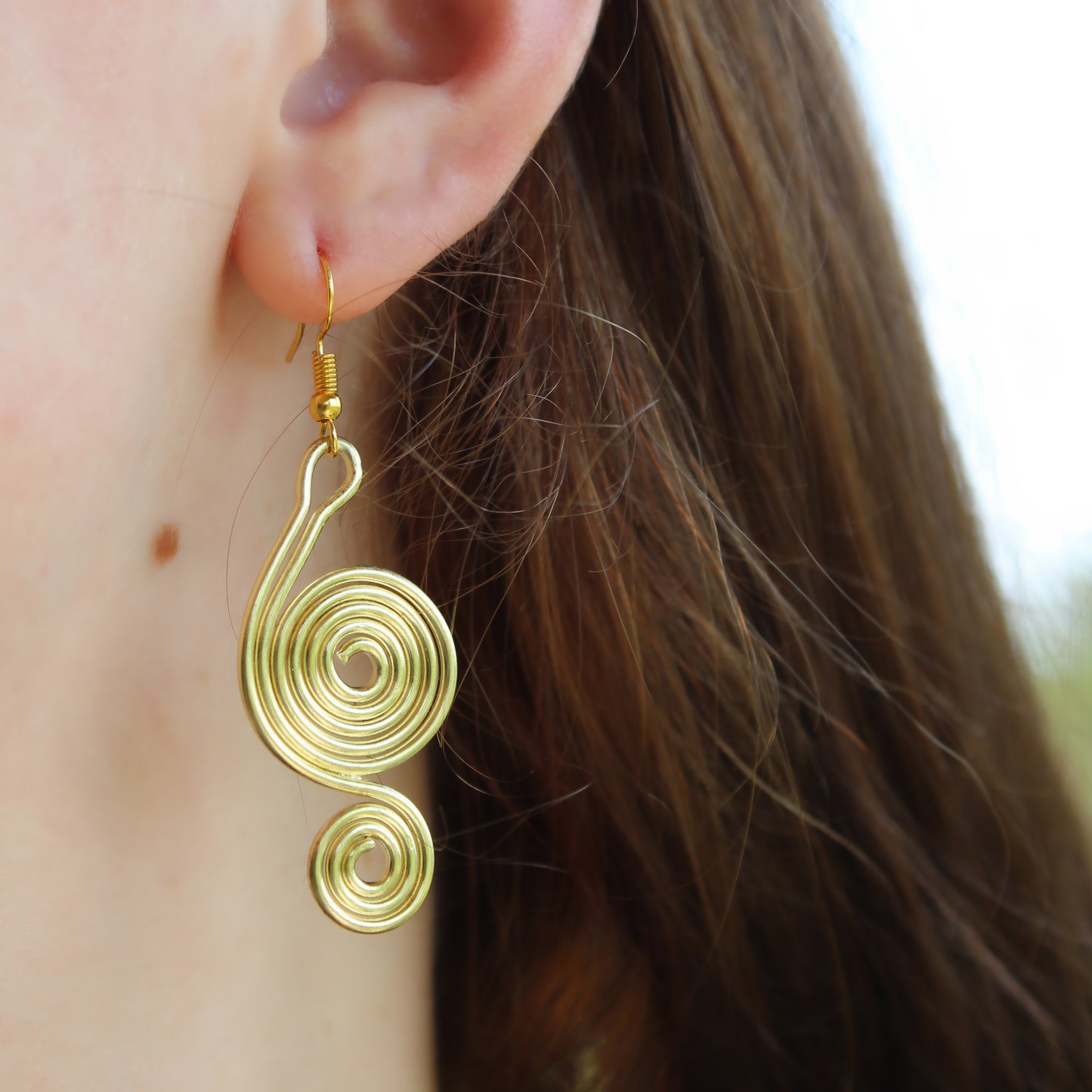 Double Swirl Earrings