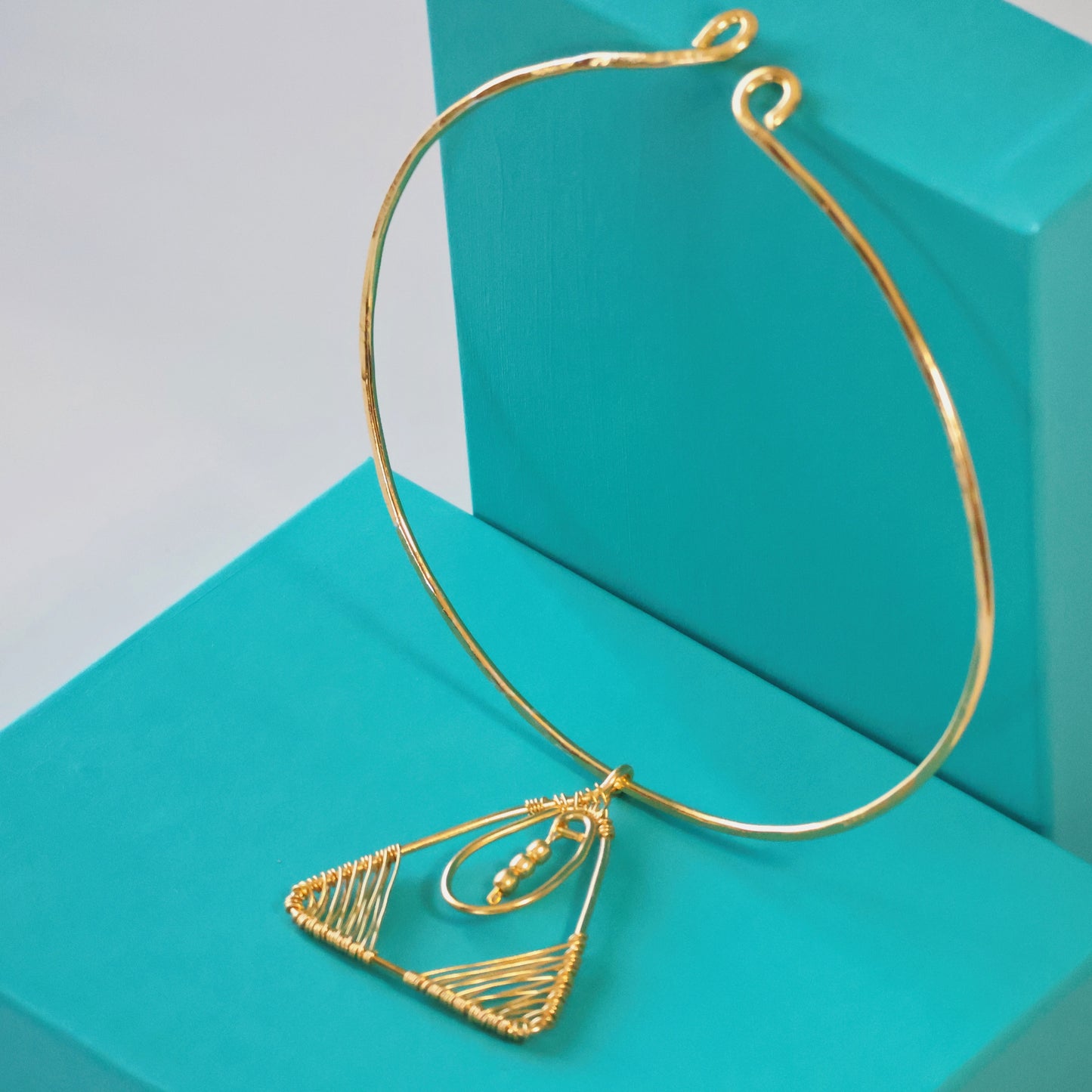 Golden Triangle Necklace