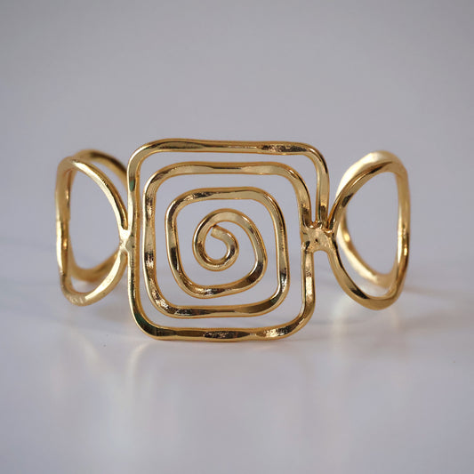 Rectangle Swirl Bracelet
