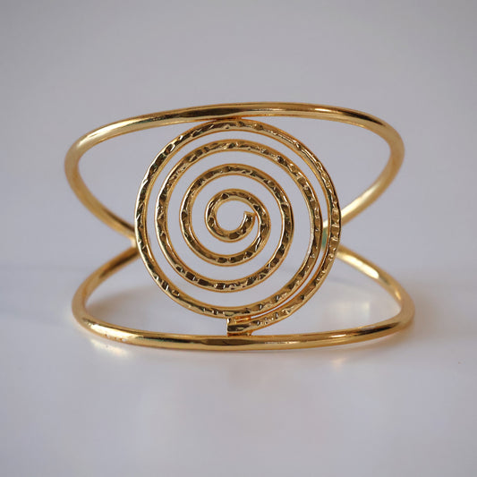 Swirling Water Cuff Bracelet