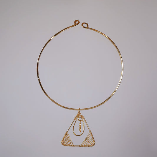 Golden Triangle Necklace