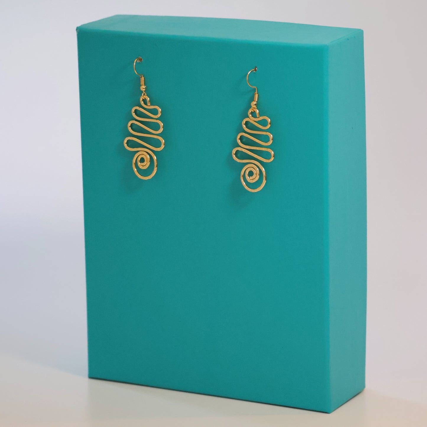 Triple Loop Swirl Earrings