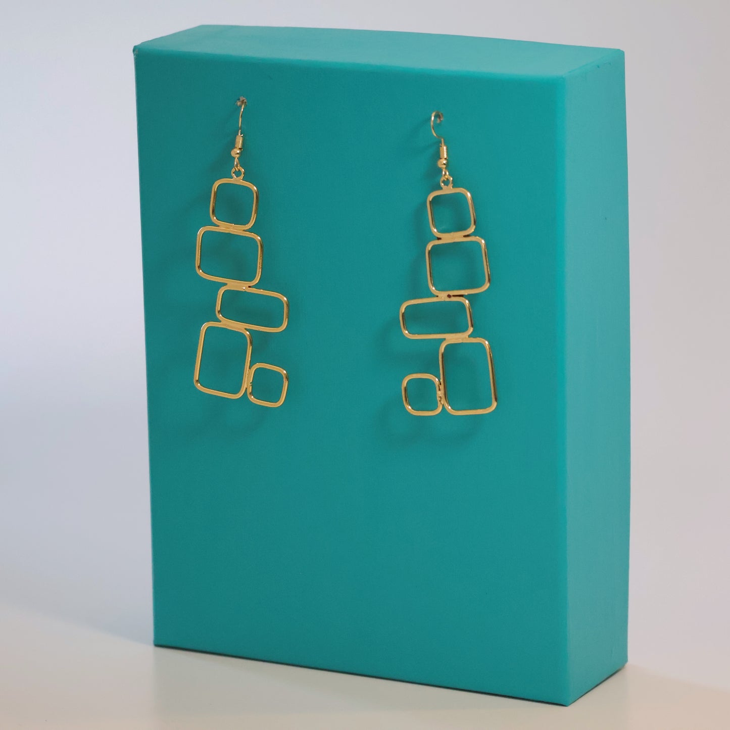 Rectangle Stacks Earrings
