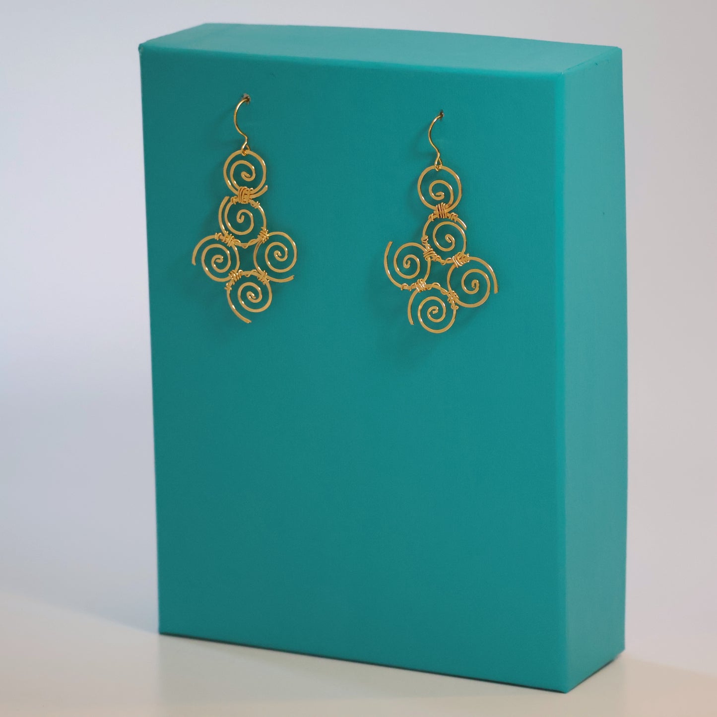 Circle Swirl Earrings
