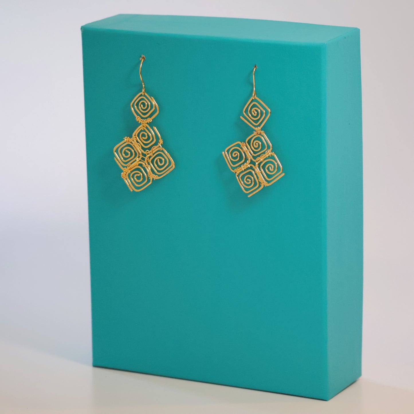 Square Swirl Earrings