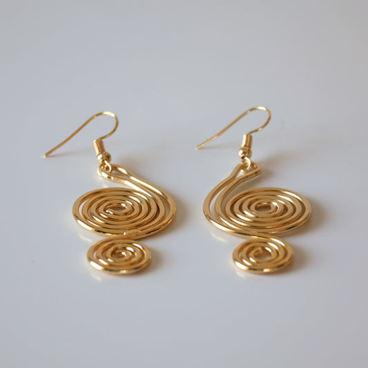 Double Swirl Earrings