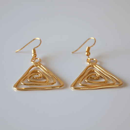 Golden Triangle Earrings