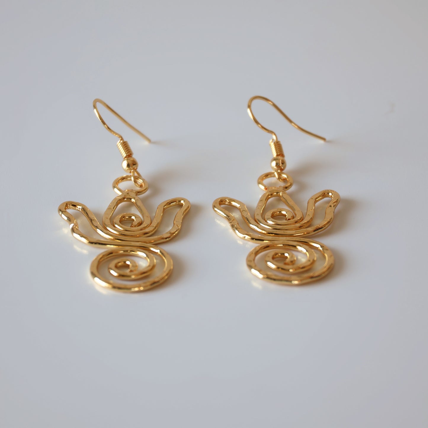 Lotus Swirl Earrings