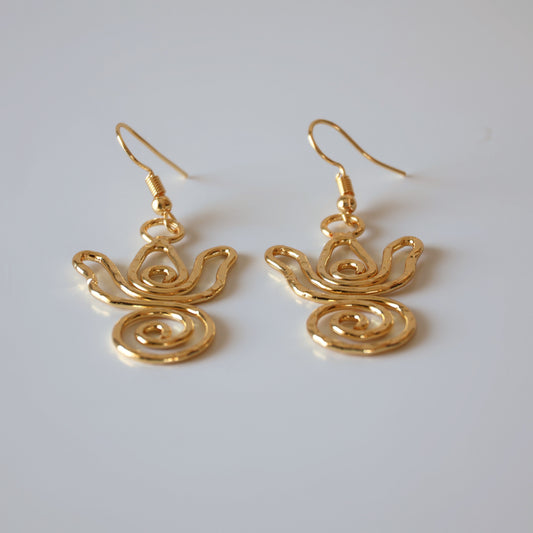 Lotus Swirl Earrings