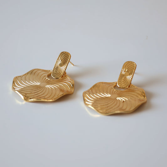 Ripple Flower Earring