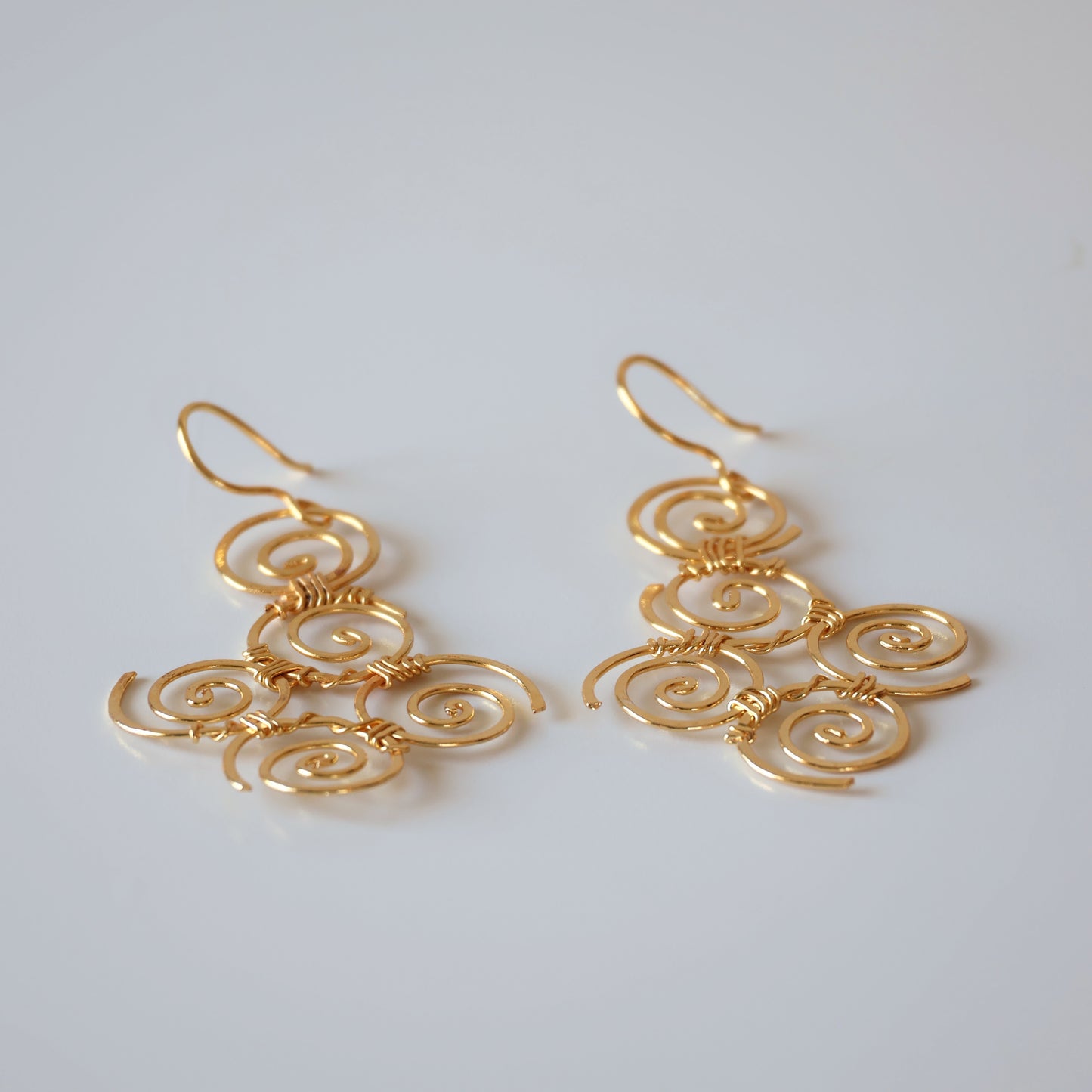 Circle Swirl Earrings