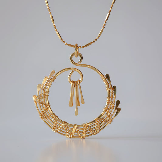 Full Moon Waterfall Necklace