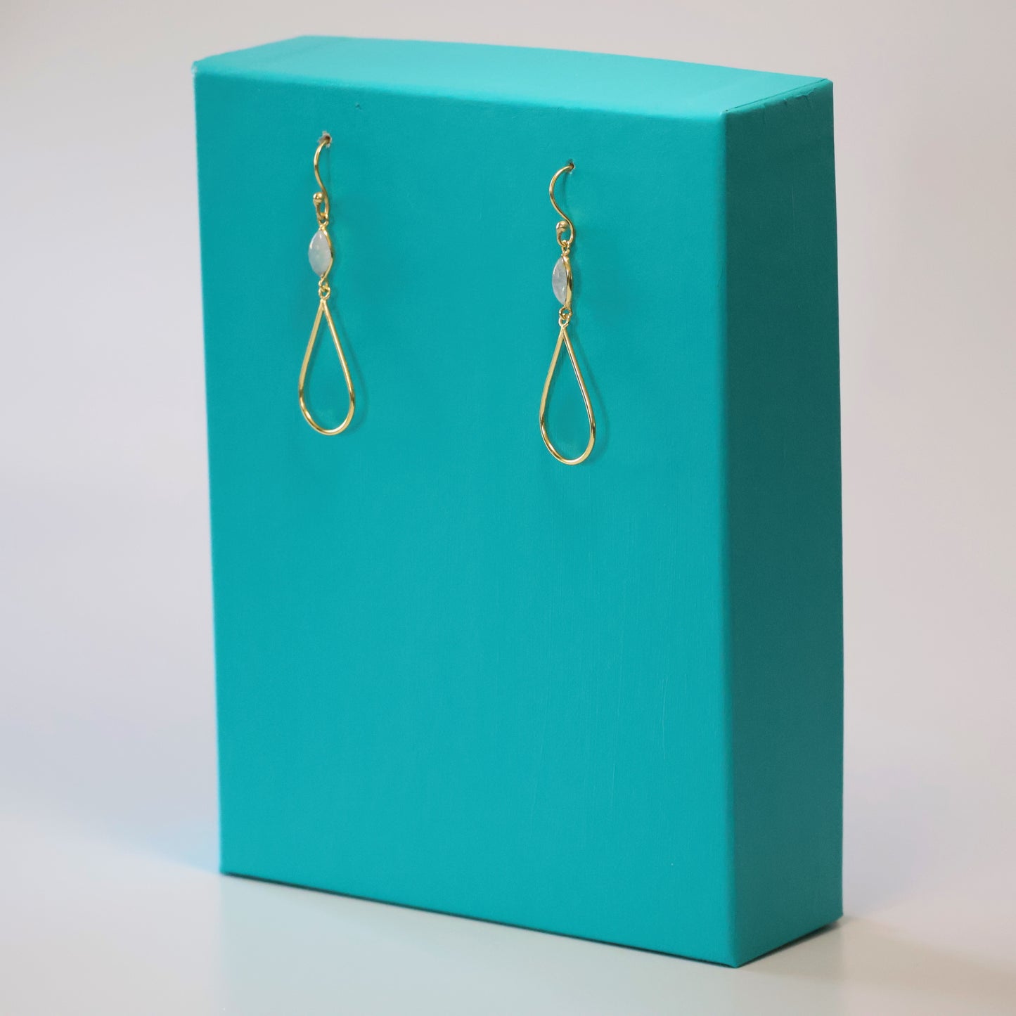 Moonstone Teardrop Earrings